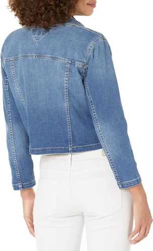 Vista 2 de Tommy Hilfiger Chaqueta de mezclilla elástica para mujer