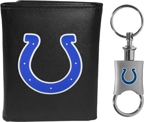 Vista 23 de Siskiyou Sports NFL unisex Tri-fold Wallet & Valet Key Chain