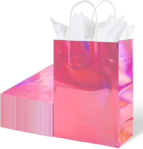 Vista 9 de BLEWINDZ - 32 bolsas de regalo pequeñas con 32 pañuelos de 8.7 x 6.3 x 3.2 01-8cols-S