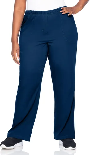 Vista 4 de Urbane Ultimate Tailored Fit Comfort Stretch Pantalones médicos con 2 bolsillos para mujer 9306