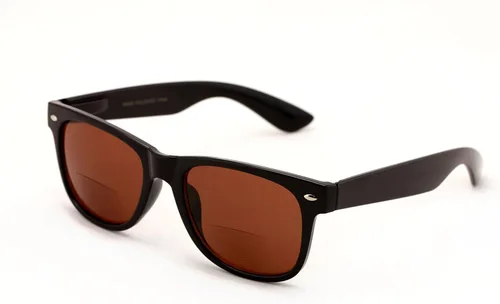 Vista 3 de Gafas de sol clásicas bifocales para lectura al aire libre, cómodas y elegantes para lectores simples de aumento