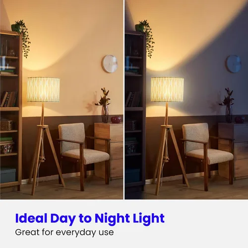 Vista 4 de Feit Electric Bombillas LED A19, equivalente a 60 W, no regulables, 800 lúmenes, base estándar E26, blanco suave de 2700 K, 80 CRI, vida útil de 10