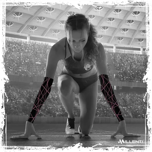 Vista 61 de Millenti Manga de compresión de brazo de enfriamiento – Mangas de recuperación deportiva de protección solar, se enfría cuando está mojado, unisex
