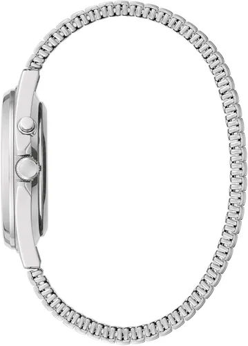 Vista 2 de Caravelle Traditional Quartz Mens Stainless Steel Expansion Light Up