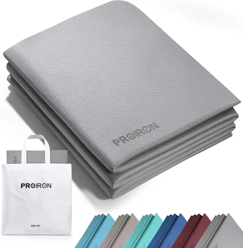 Vista 14 de PROIRON Esterilla de Yoga Plegable 0.24"/0.16" para Entrenamiento en Casa y Viajes, Esterillas de Yoga de Viaje Antideslizantes con Bolsa