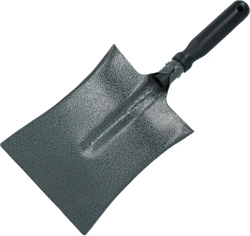 Vista 3 de 8 "Metal polvo Pan carbón mano pala pala cuchara fuego estufa ceniza hogar chimenea
