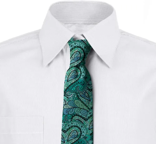 Vista 4 de Lunarable Multicolor Modern Men's Tie