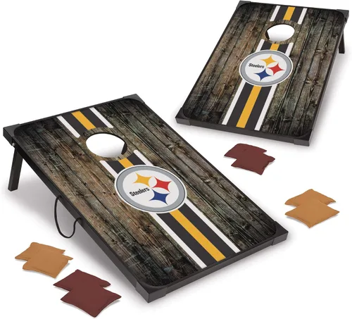 Vista 25 de Wild Sports - Set Deluxe para Jugar Cornhole con Tablero de MDF de 2 x 3 Pies - Incluye Esquinas y Delantales
