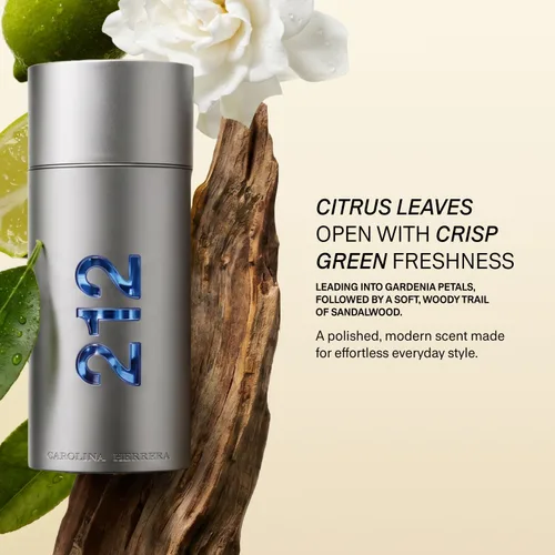 Vista 3 de Carolina Herrera 212 For Men. Eau De Toilette Spray, 3.4 Fl. Oz