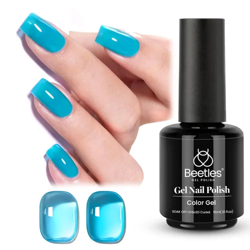 Vista 109 de Beetles - Esmalte de uñas en gel, 1 unidad de 0.5 onzas fluidas (15ml), extracción por remojo, arte de uñas, estética de manicura, bricolaje, curado
