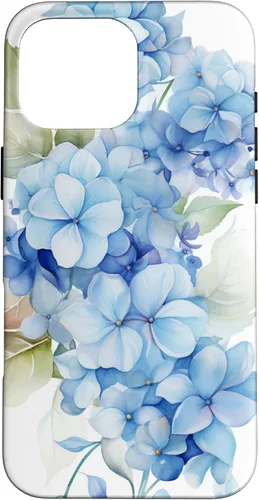 Vista 18 de Funda para iPhone 11 con patrón de acuarela de hortensias