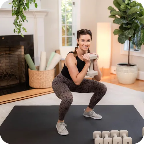 Vista 6 de WeGym SafeGrip Square Dumbbells with Anti Slip Handles, Aesthetic Free Weights for Home Workouts, Stable Design Prevents Rolling during Floor
