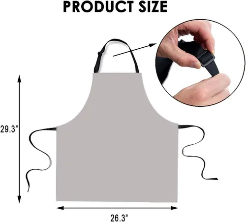 Vista 3 de VVEEWUU Divertido delantal de cocina, regalos novedosos para mujeres y hombres, delantal sexy para cocinar, barbacoa, hornear, asar a la parrilla