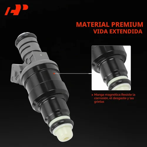 Vista 3 de A-Premium - Juego de 6 inyectores de combustible compatibles con Ford