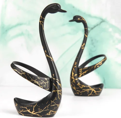 Vista 5 de AnSaw Elegante soporte de base de cisne negro pequeño