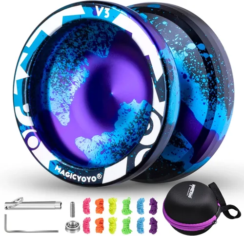 Vista 8 de MAGICYOYO V3 Yoyo para niños de 8 a 12 años o más, Yoyo profesional sensible con doble función, yoyo profesional para adultos con 12 cuerdas