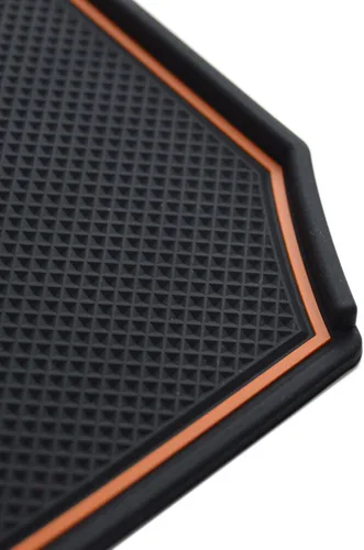 Vista 3 de Alfombrillas de silicona para Subaru Crosstrek Accesorios 2012-2017 Forester 2014-2018 XV Impreza 2012-2016 Interior Dash Pad Liner anaranjado