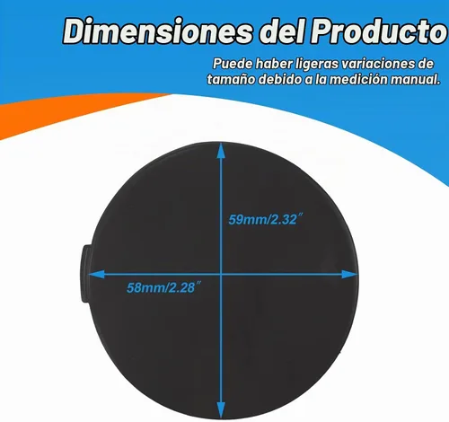 Vista 5 de Cobertura para gancho de remolque del parachoques delantero Tapa para el ojo del gancho de remolque Compatible con Mazda CX-5 2013 2014 2015 2016