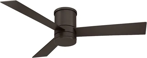 Vista 4 de Axis Smart - Ventilador de techo empotrado de 3 aspas para interiores y exteriores, 52 pulgadas, bronce con kit de luz LED de 2700 K y control