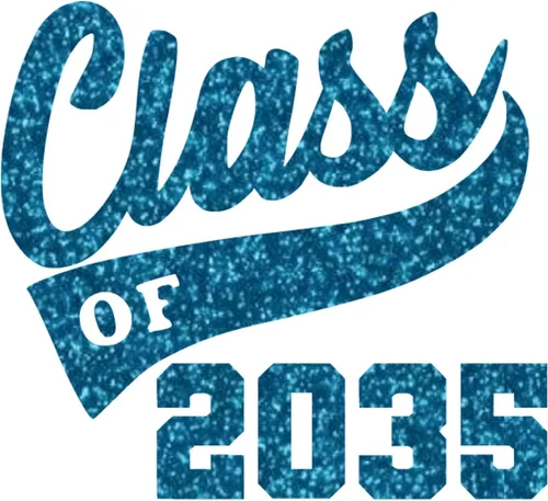 Vista 23 de Senior 2035 Iron On Transfer for Shirts, Black