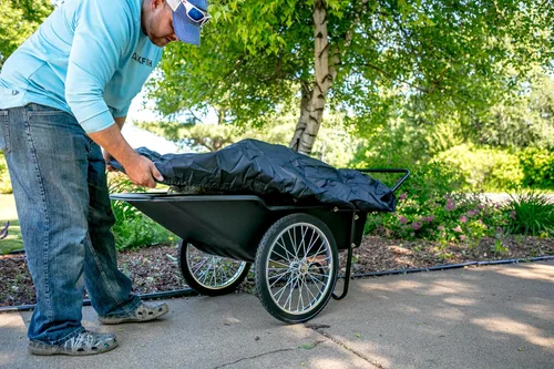 Vista 6 de Carrito de utilidad Polar modelo 8376 con capacidad de 400 lb