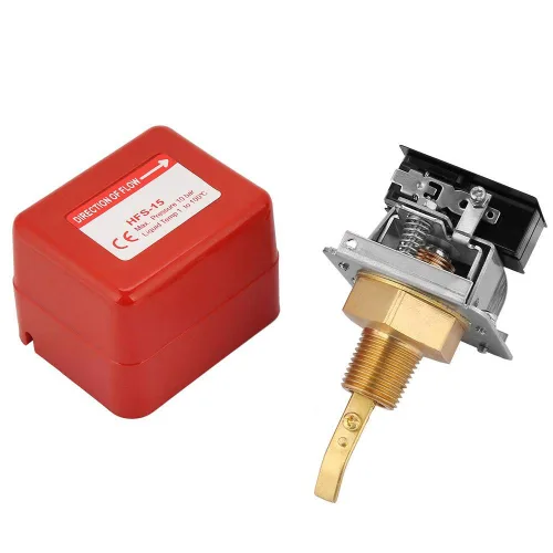 Vista 8 de 1/2" interruptor de agua, HFS-15 rosca ajustable doble tiro SPDT 220VAC 15A control de agua 1.0Mpa