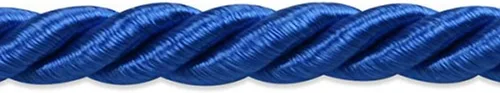 Vista 21 de Expo International Wanda - Borde de cable trenzado, 20 yardas/3/16, gris Arándano