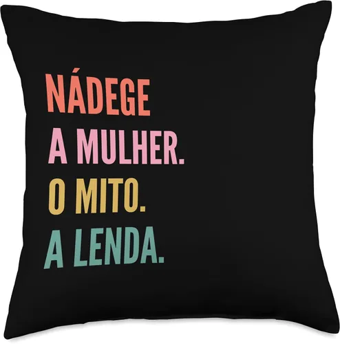 Vista 4 de Divertido diseño portugués de nombre - Almohada de tiro Nádege
