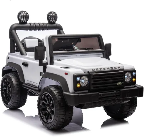 Vista 4 de Licensed Land Rover Defender 24V Kids Ride-On Car, 2WD, Parent Control