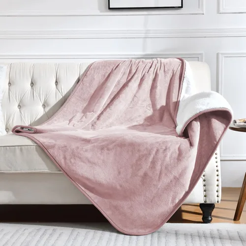 Vista 11 de Manta impermeable para cama, sofá, manta líquida suave a prueba de orina para perro, cachorro, gato, protector reversible de vellón Sherpa