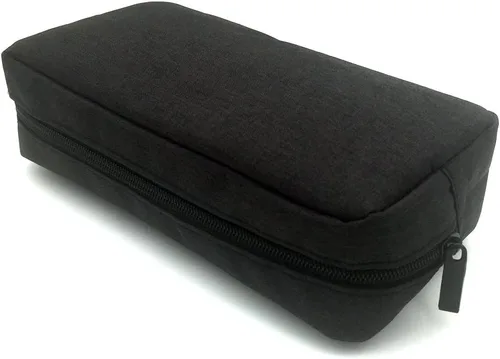 Vista 6 de Bolsa de transporte suave universal para electrónicos/accesorios, duradera y ligera, adecuada para salidas, negocios, viajes y kit de cosméticos