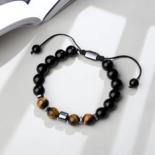 Vista 3 de Pulsera de joyería y tarjeta para adolescentes, niños, papá, hijo, hermano, novio, alma gemela, marido, graduación, tío, padre, suegro, hijo