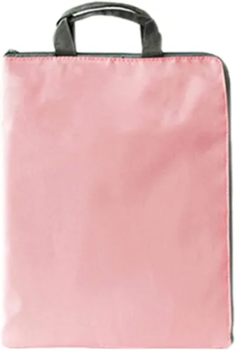 Vista 6 de Carpeta de archivos de mano con cremallera, carpeta de archivos de lona, bolsa portátil para documentos, ideal para oficina, escuela, negocios, Taza