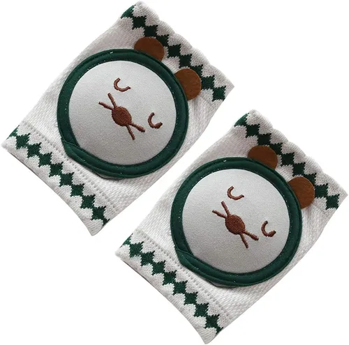 Vista 12 de Protectores de rodilla para gatear, unisex para bebés, antideslizantes, rodilleras para niños pequeños, cubierta protectora de seguridad