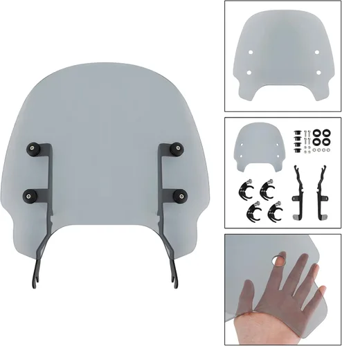 Vista 4 de Parabrisas de motocicleta ABS para Harley Sportster S RH1250 2021-2022