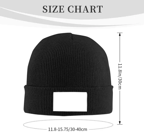 Vista 2 de Ovjircd Gorro de caballo para mujeres y hombres, sombrero de invierno para mujer, gorro de invierno con puños, gorro de calavera cálido, gorro