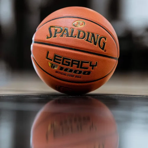 Vista 8 de Spalding Legacy TF-1000 NFHS Official Game Ball, Indoor Basketball