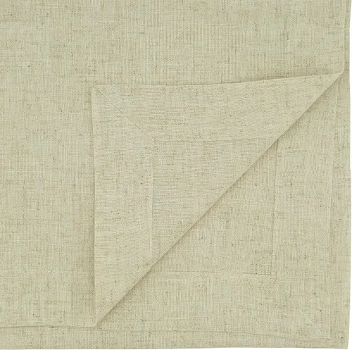 Vista 2 de SARO LIFESTYLE Toscana Collection Camino de mesa liso, 16 x 36 pulgadas, natural