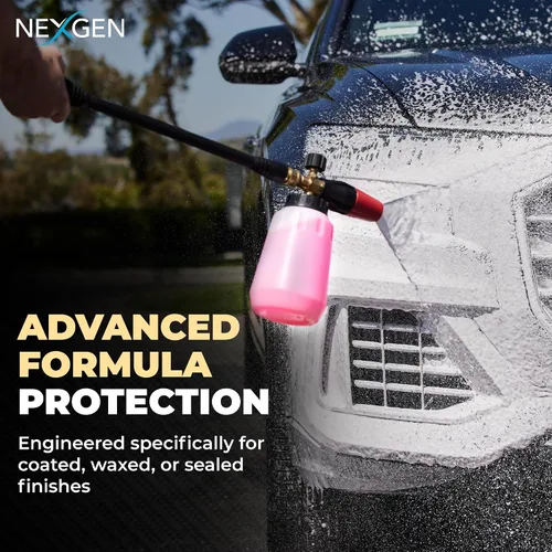 Vista 2 de Nexgen Lavado de autos de alta espuma (16 onzas), jabón de coche de grado profesional, pH equilibrado para un brillo impecable, detalles