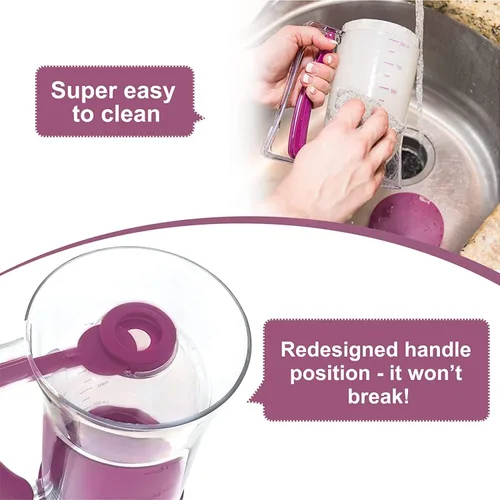 Vista 7 de Dispensador de masa para tortitas y magdalenas, utensilio de repostería con etiqueta de medición, herramienta perfecta para hornear cupcakes