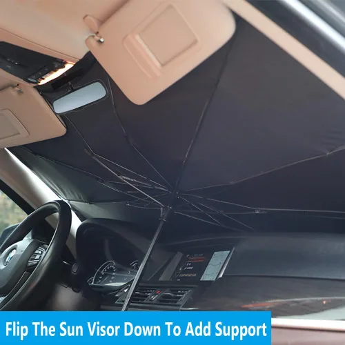Vista 12 de Parasol plegable para parabrisas de auto para ventana delantera Sombrilla para parabrisas de auto Visor solar para parabrisas 2025 Accesorios