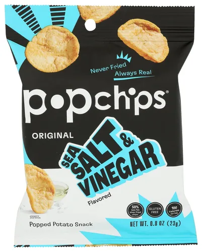 Vista 8 de Popchips Paquete variado de papas fritas, porciones individuales de 0.8 onzas (paquete de 24), 4 sabores: 8 sal marina, 8 barbacoa, 4 crema agria