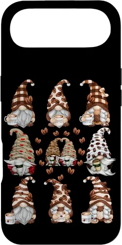 Vista 27 de Novelty Coffee Graphic For Women And Men Funny Gnome Case for iPhone 16
