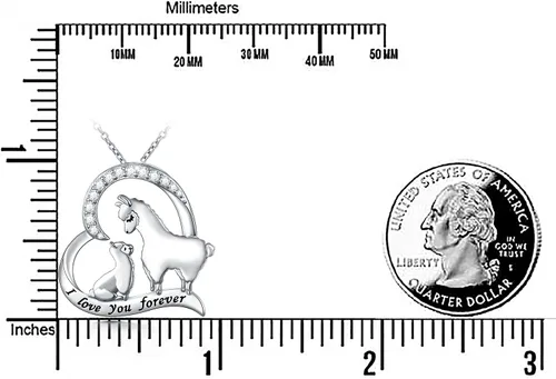 Vista 7 de Collares de animales para mujeres y niñas, plata de ley, rana, mariquita, estrella, camello, jirafa, gato, champiñón, joyería de Navidad, regalos