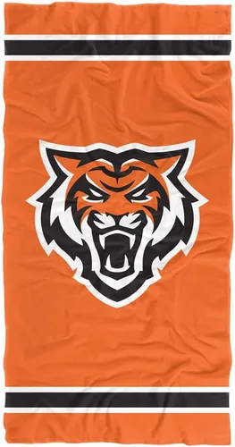 Vista 120 de LOGOVISION Manta Abilene Christian University, 30 x 60 pulgadas, logotipo primario CottonFront/PolyBackBeachTowel