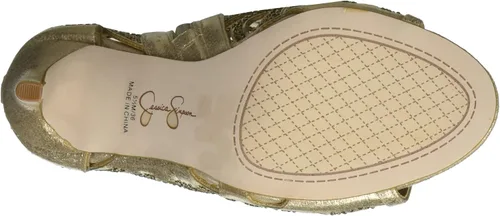 Vista 4 de Jessica Simpson Women's Jayley Caged Heeled Sandal