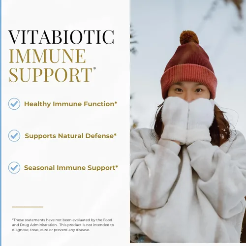 Vista 7 de Eclectic Institute Vitabiotic Immune Nuevo en cápsulas, 150 cápsulas vegetales sin OMG