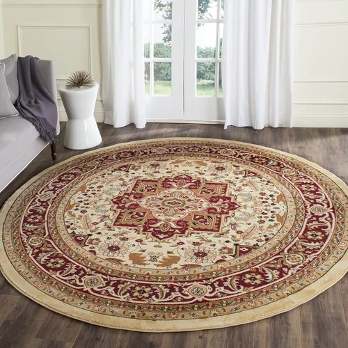 Vista 7 de SAFAVIEH Colección Lyndhurst Alfombra Decorativa - 2'3" x 4', marfil y rojo, diseño oriental tradicional, no desprende pelusa y de fácil cuidado