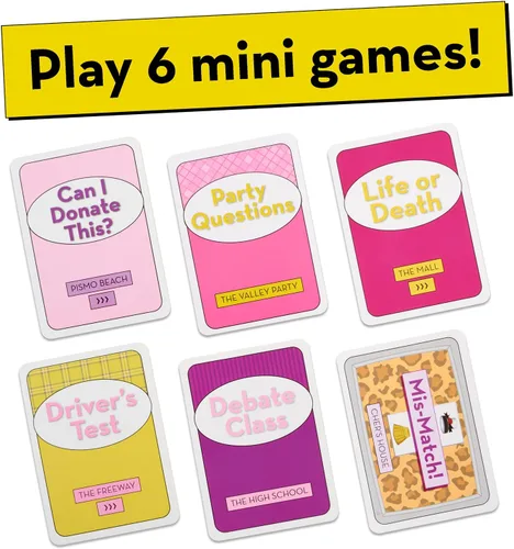 Vista 3 de Clueless Juego de fiesta - Ugh as if! Edition - Juego de mesa para adultos