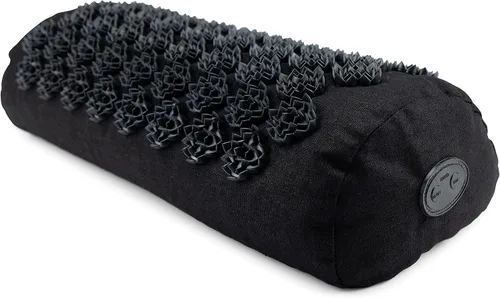 Vista 4 de Kanjo Almohada vibratoria de acupresión – Almohada de masaje de hombros, cuello y espalda con múltiples ajustes de vibración – Almohada de punto
